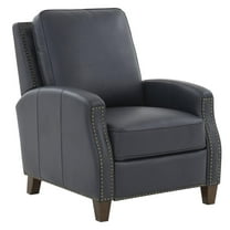 Comfort Pointe James Midnight Blue Faux Leather Push Back Recliner
