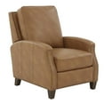 thumbnail image 1 of Comfort Pointe James Saddle Brown Faux Leather Push Back Recliner, 1 of 5