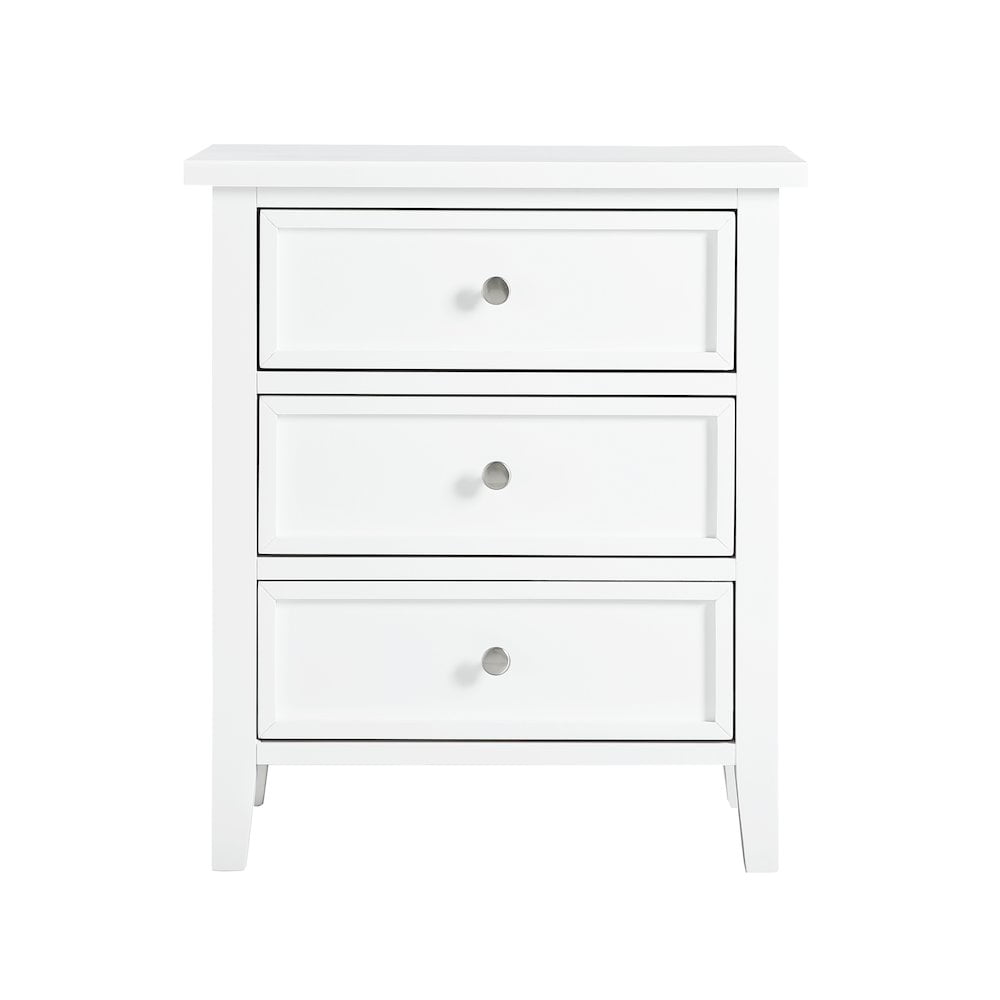 Comfort Pointe Lennon 3-drawer Nightstand - White - Walmart.com