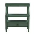 thumbnail image 1 of Comfort Pointe Newton Vintage Green Wood 1-drawer Storage Nightstand, 1 of 14