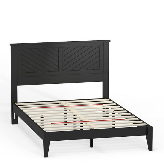 Comfort Pointe Prescott Solid Wood Full Platform Bed