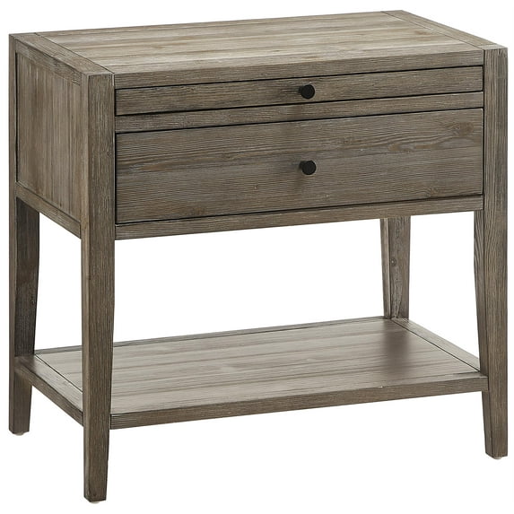 Comfort Pointe Shoreham 1-drawer Weathered Gray Wood Finish Nightstand