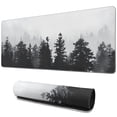 thumbnail image 1 of Comfort and Precision - Forest Theme XXL Mouse Pad, Extended Non-Slip Desk Mat with Stitched Edges - Perfect for Gaming and Office Workstations (31.5 x 11.8inches), 1 of 7