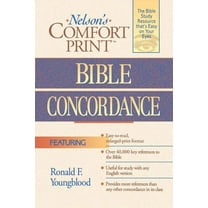 Comfort Print Bible Concordance, (Paperback)