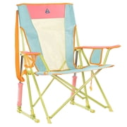 GCI Outdoor Comfort Pro Rocker Foldable Rocking Camp Chair, Sweet Tea