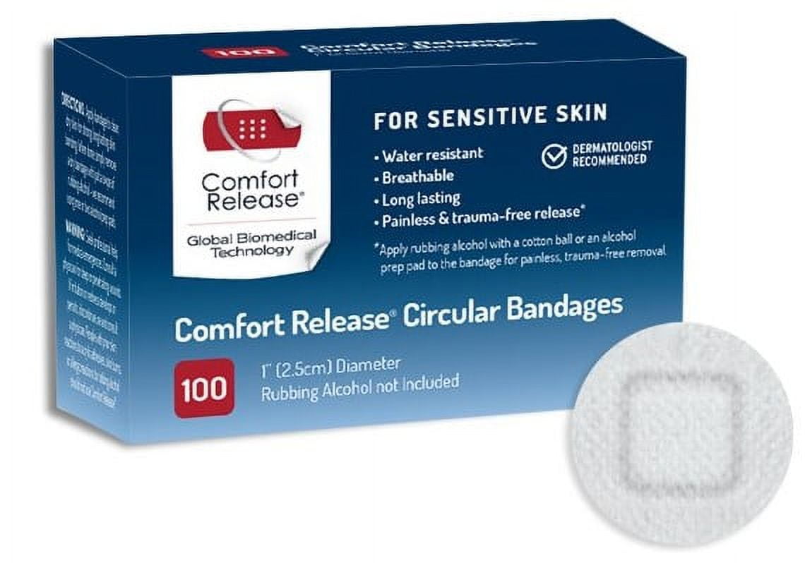 Comfort Release® 1 " Circular Bandage (Box of 100) Sensitive Skin