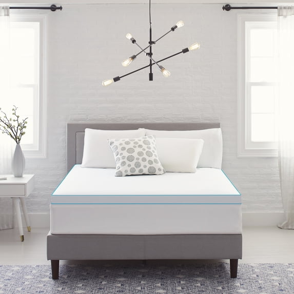 Comfort Revolution Microfiber Mattress Topper Cover, Queen