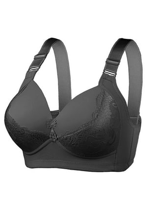 Comfort Wireless Lace Bralette for Women, Sagging Breasts Bras, No  Underwire Push up Wireless Light Padded Bra, Longline Sexy Bras Bralette  with Soft Cup Foam for Everyday (6XL, Black) at  Women's