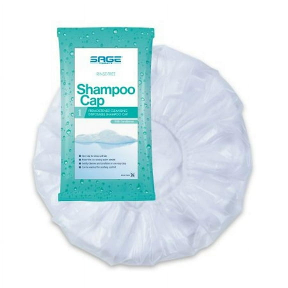 Comfort Rinse-Free Shampoo Cap, Powder Scent, 40 Count