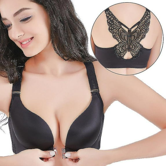 Comfort Rose Bra, Floral Secrets Comfort Rose Bra, Front Closure Lace Rose Bra For Women