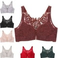 thumbnail image 1 of Comfort Rose Bra, Front Closure Lace Comfy No Wire Bras Push Up Wire-Free & Seamless Bra, 1 of 7