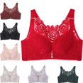 thumbnail image 1 of Comfort Rose Bra, Front Closure Lace Comfy No Wire Bras Push Up Wire-Free & Seamless Bra, 1 of 7
