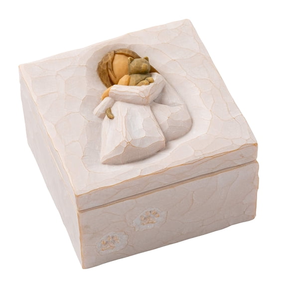 Comfort Sculpted Hand-painted Keepsake Box