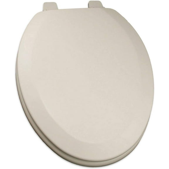 Comfort Seats C014WD02 Deluxe Molded Wood Toilet Seat, Elongated, Biscuit
