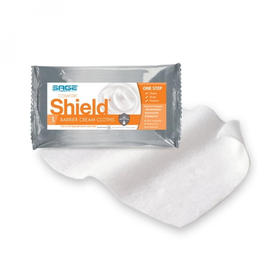 Comfort Shield Barrier Cream Cloths, PreMoistened with Dimethicone, 3 Strength, Unscented, 150