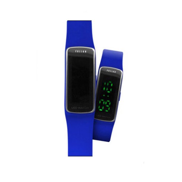 Comfort Silicon Watch with Tech Time Lights Up at the Touch of a