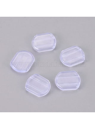 Wholesale SUNNYCLUE 1 Box 100Pcs Clip On Earring Cushion Pads Earring Back  Cushions Clear Disc Pads for Earrings Screw Back Earring Silicone Comfort  Pads Earring Padding Accessories Adult Jewellery Supplies 7mm 