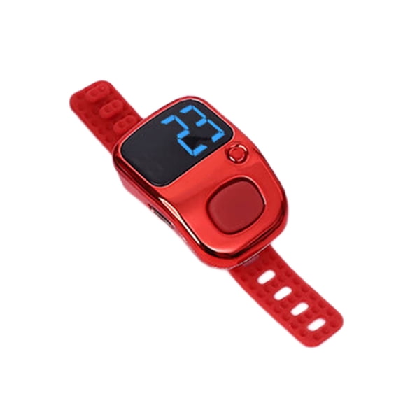 Comfort Silicone Strap Digital Counter USB Rechargeable Timer for Fitness Tracking