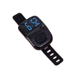 Comfort Silicone Strap Digital Counter USB Rechargeable Timer for Fitness Tracking