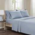 Comfort Spaces Cotton Flannel Sheet Set, Twin, Blue
