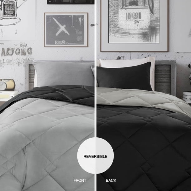 Comfort Spaces 2-Piece Twin/Twin XL Reversible Comforter Sets ...