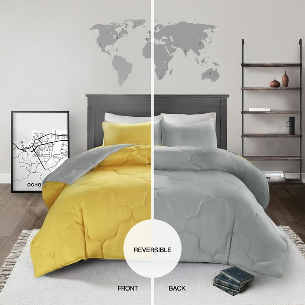 Comfort Spaces 2Piece Twin/Twin XL Reversible Comforter Sets