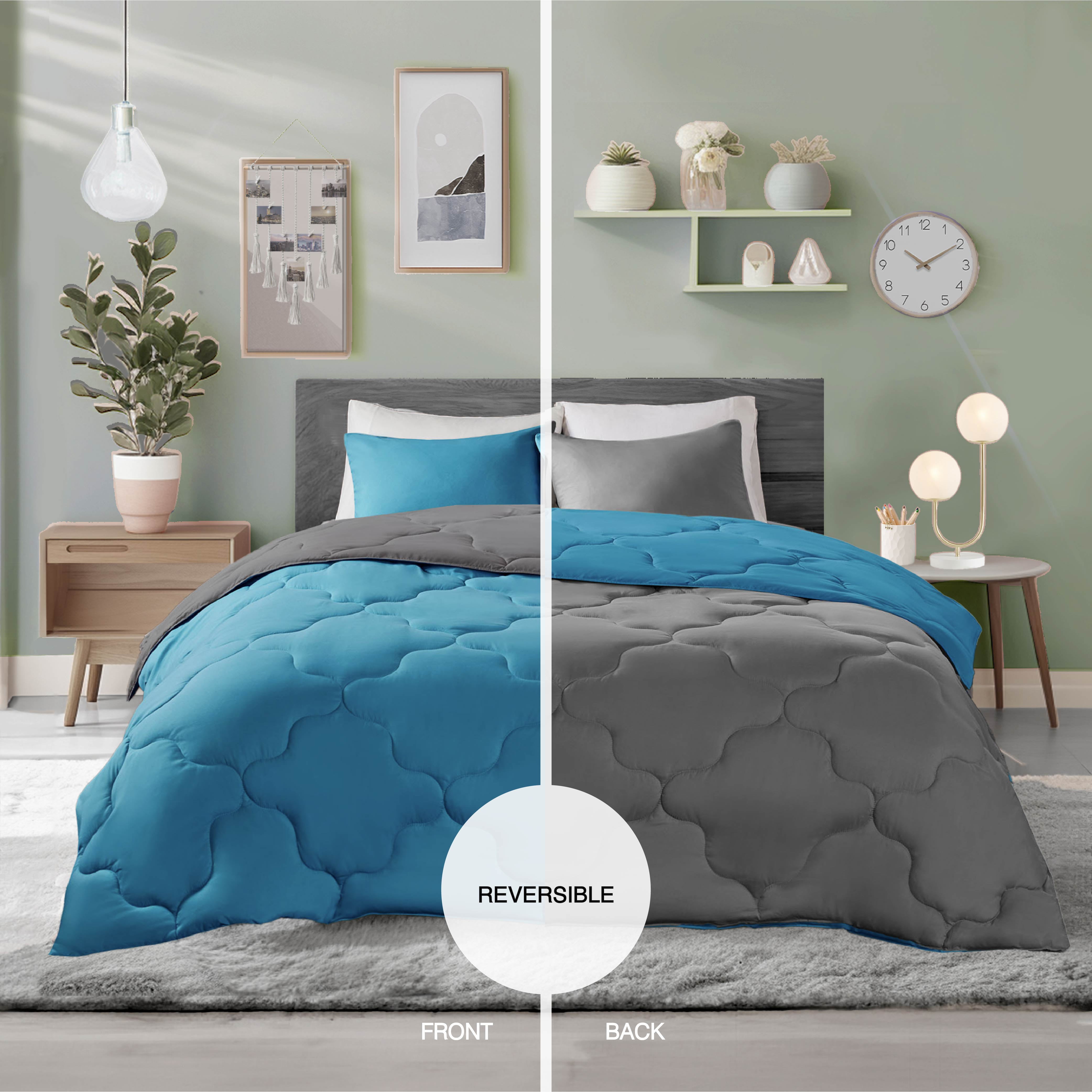 Comfort Spaces 2Piece Twin/Twin XL Reversible Comforter Sets