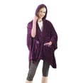 thumbnail image 1 of Comfort Spaces Purple Polyester Plush Throw, 60" x 50", 1 of 9