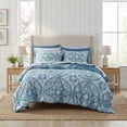 thumbnail image 1 of Regency Heights Queen Size Comforter Sets, 9-Piece Bed in a Bag Queen, Blue Bedding Comforter Set with Comforter, Flat Sheet, Fitted Sheet with Side Pockets, 1 of 8