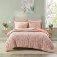 thumbnail image 1 of Regency Heights Queen Size Comforter Sets, 9-Piece Bed in a Bag Queen, Orange Bedding Comforter Set with Comforter, Flat Sheet, Fitted Sheet with Side Pockets, 1 of 8