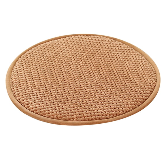 Comfort Support Round Cushions Breathable Linen Long For Dining Chair Car