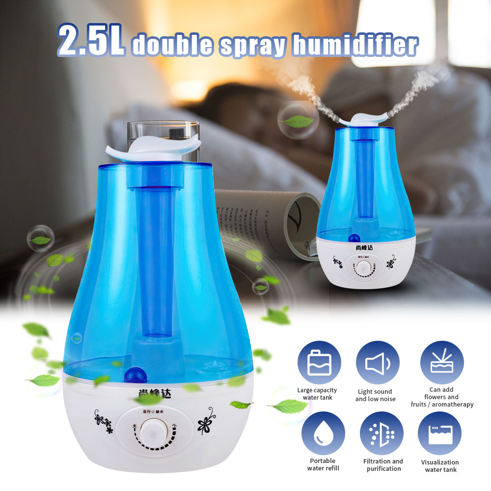 Comfort Ultrasonic Humidifier , Portable Cool Mist Humidifiers,360