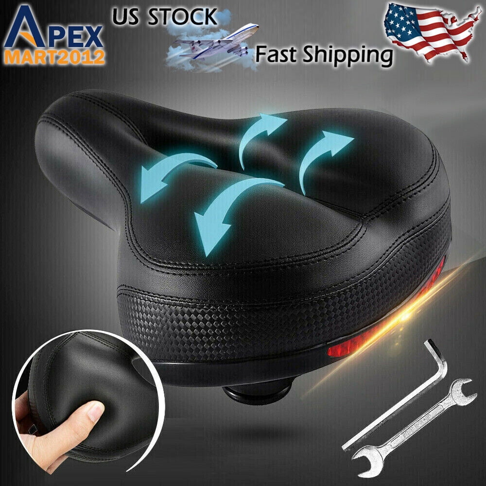 Comfort Wide Big Bum Soft Gel Cruiser Bike Saddle