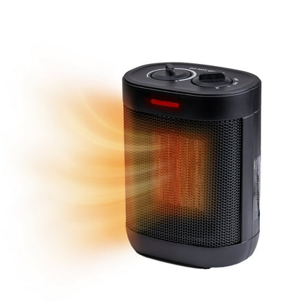 Comfort Zone 1,000-Watt Fan Forced Space Heater with Adjustable Thermostat
