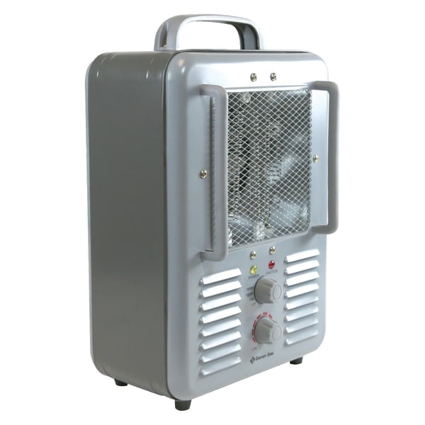 Comfort Zone Electric Portable Milkhouse Style Utility Space Heater with Adjustable Thermostat, Overheat Protection, and Safety Tip-Over Switch, Ideal Comfort Zone Electric Portable Milkhouse Style Utility Space Heater with Adjustable Thermostat, Overheat Protection, and Safety Tip-Over Switch, Ideal