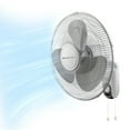 thumbnail image 1 of Comfort Zone 16" Wall Mount Fan, White, 1 of 7