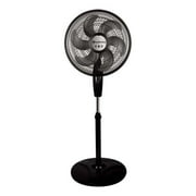 Comfort Zone 18 Powr Curve 2 n 1 Stand Fan, Black
