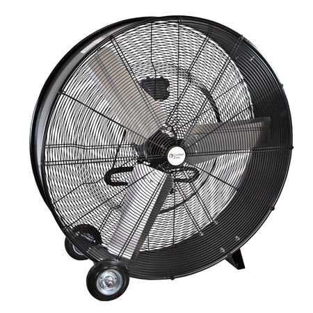 Comfort Zone 36 in 2-Speed High-Velocity All Metal Construction Industrial Drum Fan