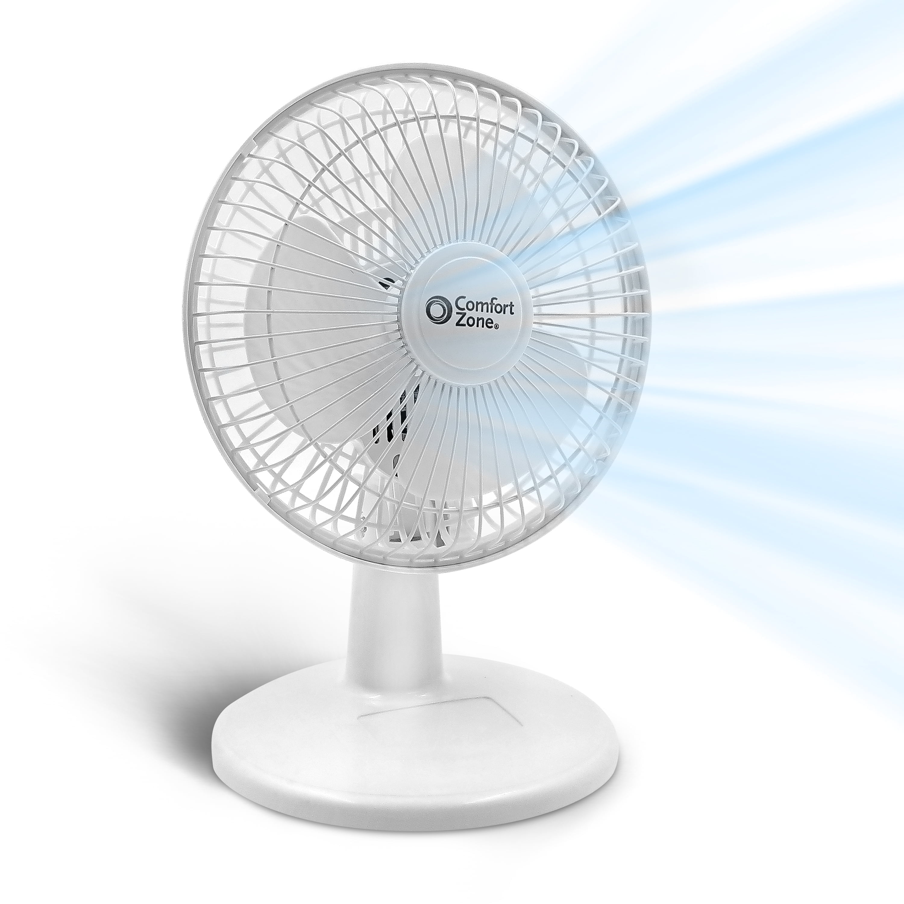 Comfort Zone 6 Inch Table Fan