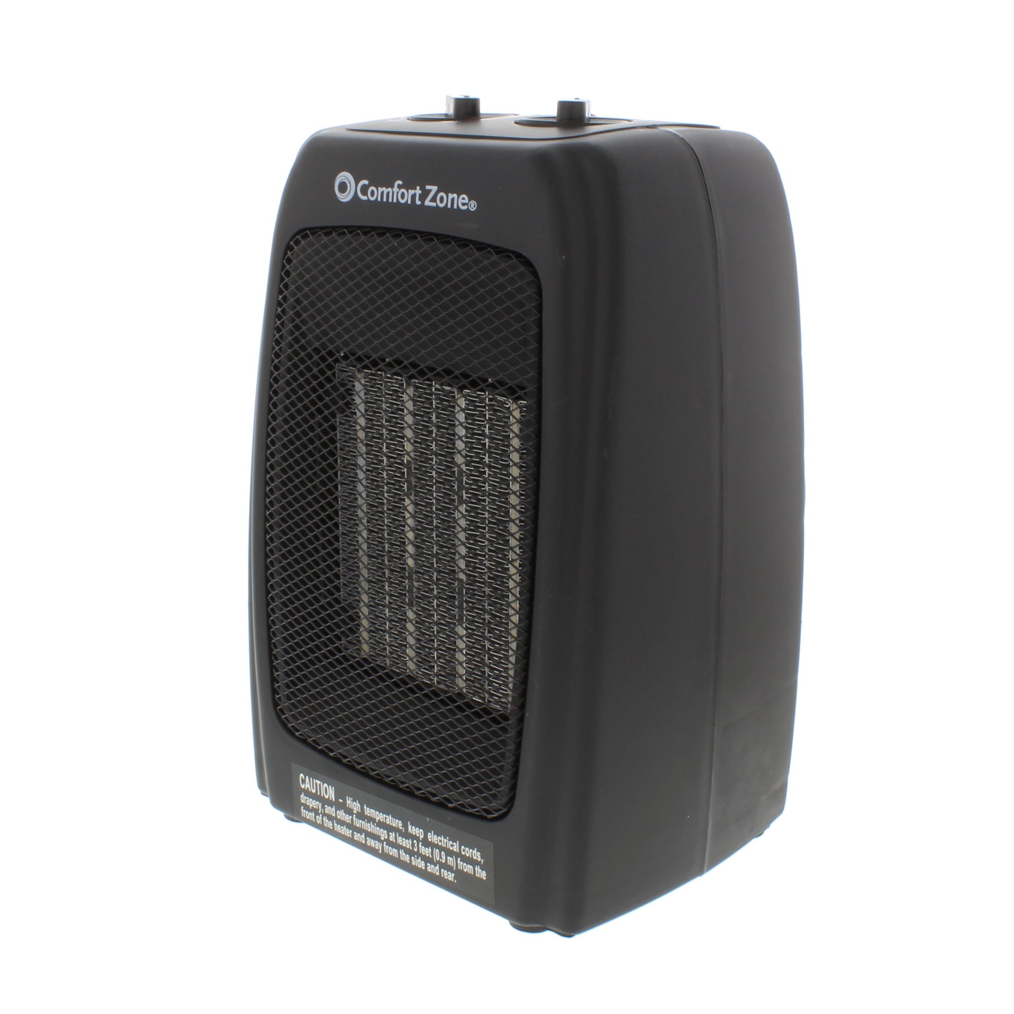 Comfort Zone CZ442 Ceramic Electric Portable Heater, Black - Walmart.com