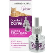 Comfort Zone Cat Calming Diffuser Refill, 48 ml-2 Pack, 60 Day Use 2 Pack