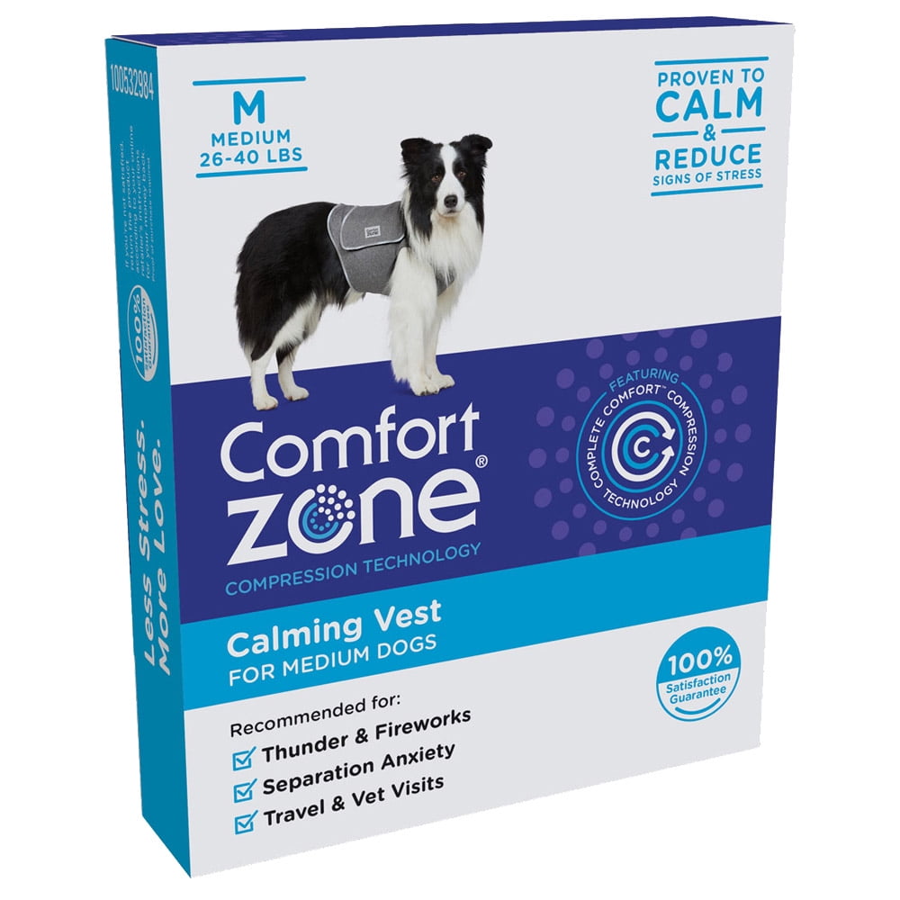 Comfort Zone Dog Vest Medium - Walmart.com