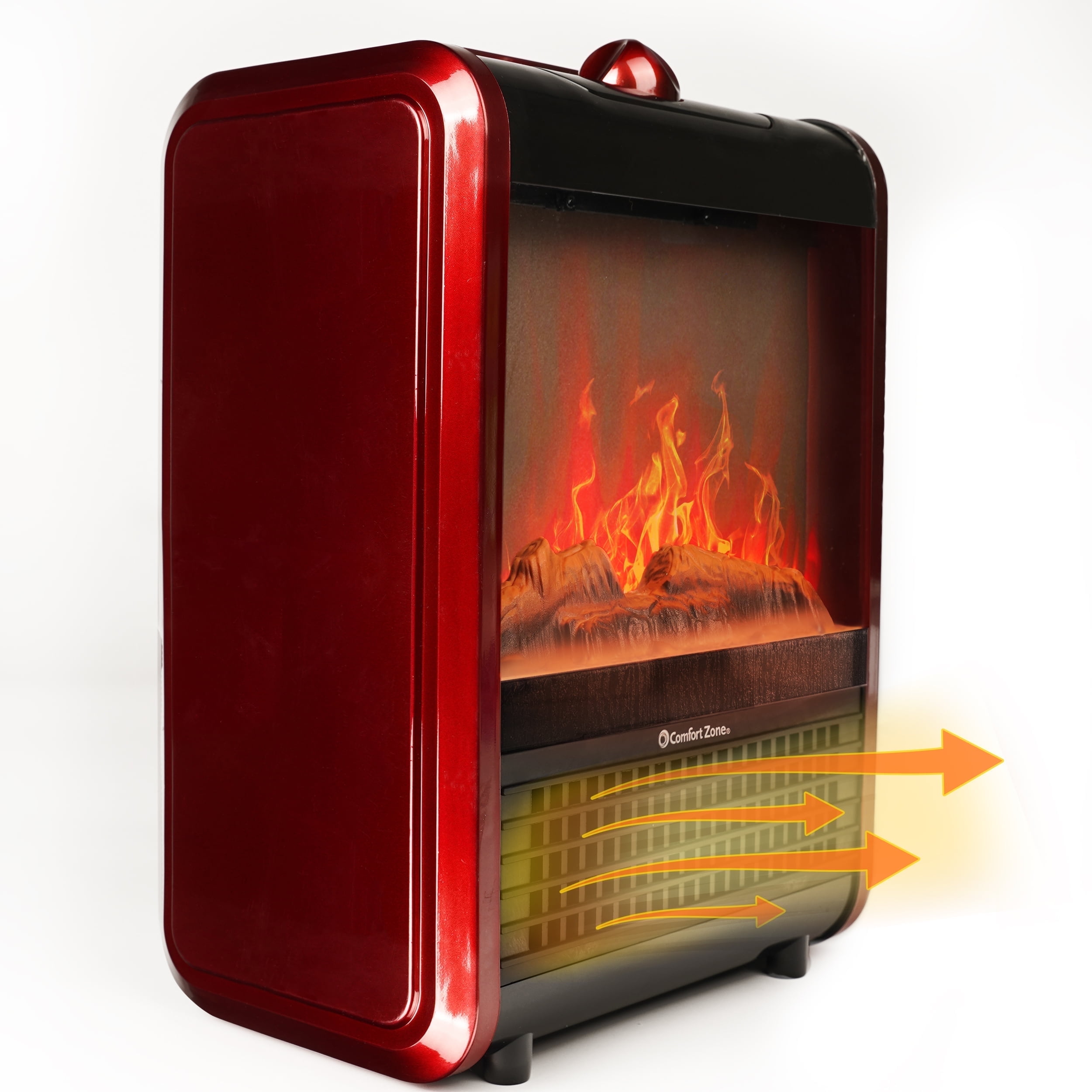 Stay-Cool Mini Fireplace Heater with Realistic 3D Togo Ubuy