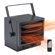 Comfort Zone 7,500W Digital Ceiling Mount Space Heater with Remote, 240v, Black