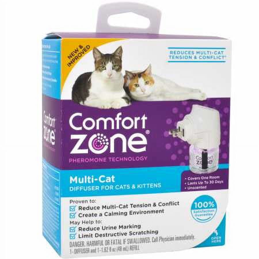 Comfort Zone MultiCat Calming Diffuser for Cats and Kittens