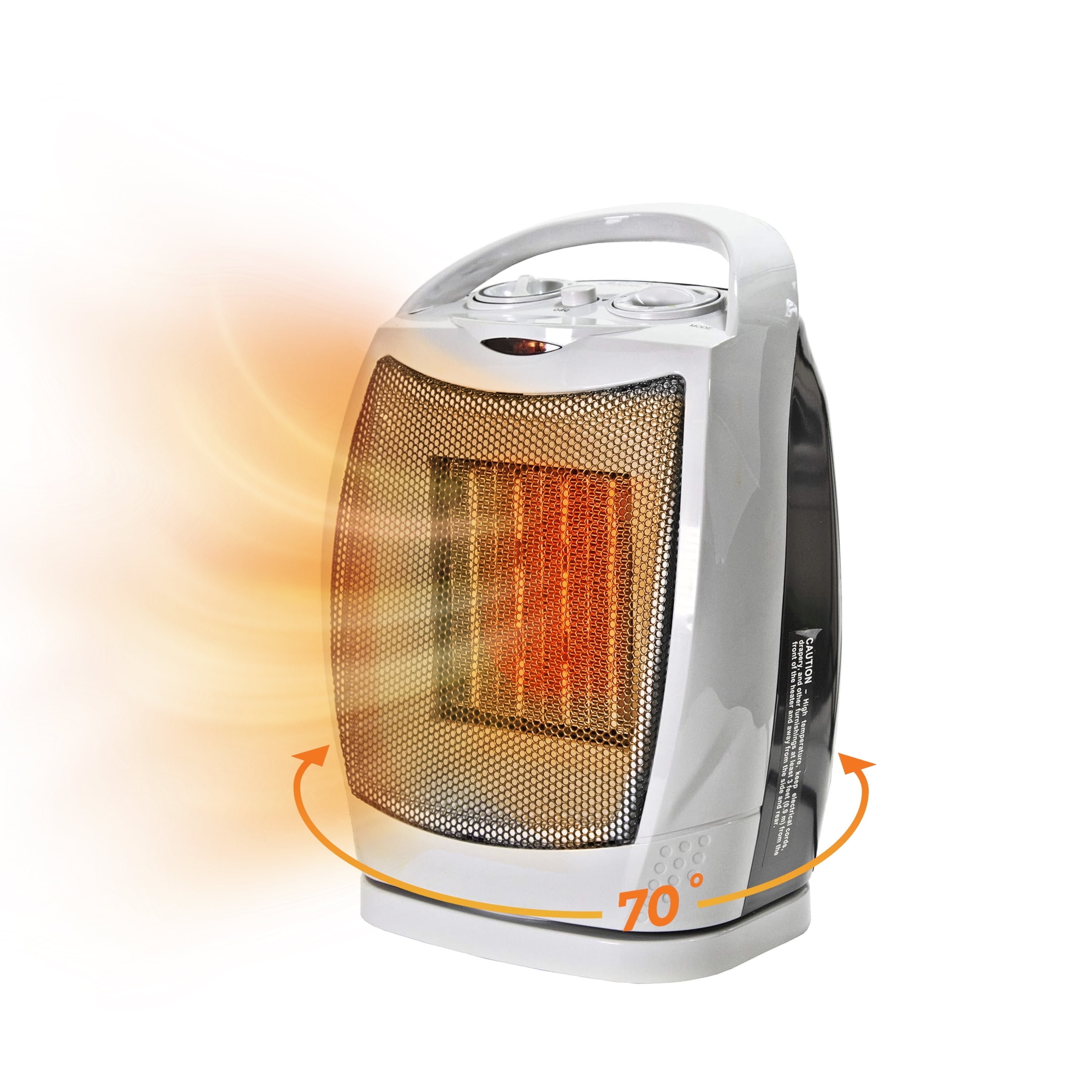 Comfort Zone Oscillating Indoor Space Heater, Portable Comfort Zone Oscillating Indoor Space Heater, Portable
