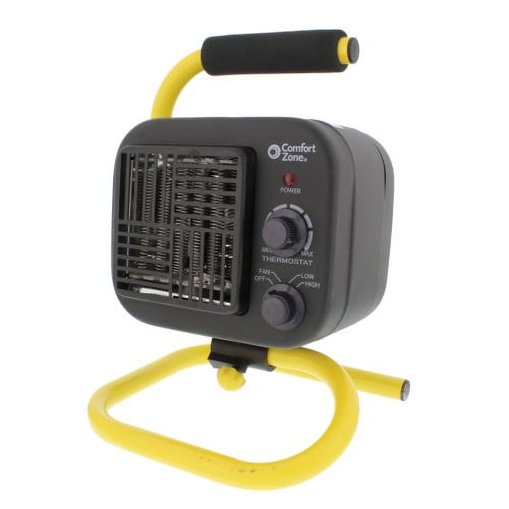Comfort Zone PowerGear 750/1500 Watt All-Purpose Utility Shop Heater with  Tubular Stand, Black - Walmart.com