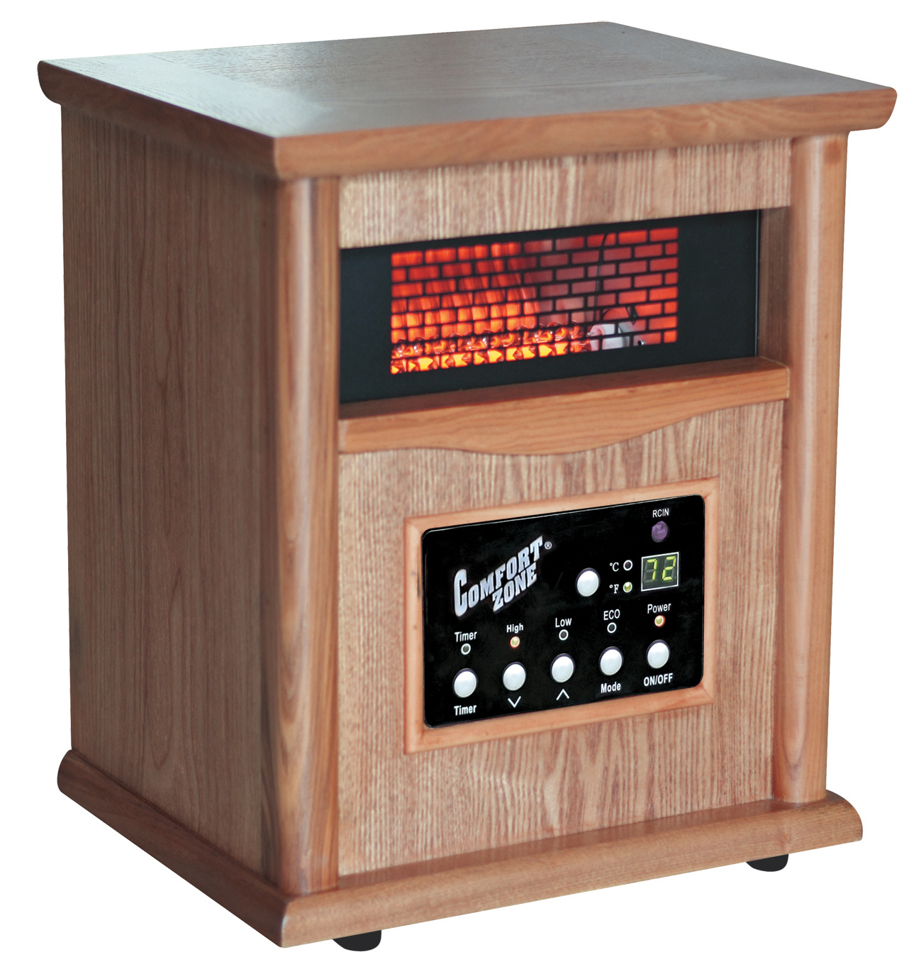 Comfort Zone Quartz Infrared Wood Heater