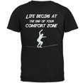 thumbnail image 1 of Comfort Zone Slackline Black Adult T-Shirt - Small, 1 of 1