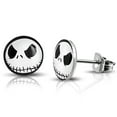 thumbnail image 1 of Comfort Zone Studios Round Circle Button Stud Post Earrings, Stainless Steel, 0.39'', 1 of 2